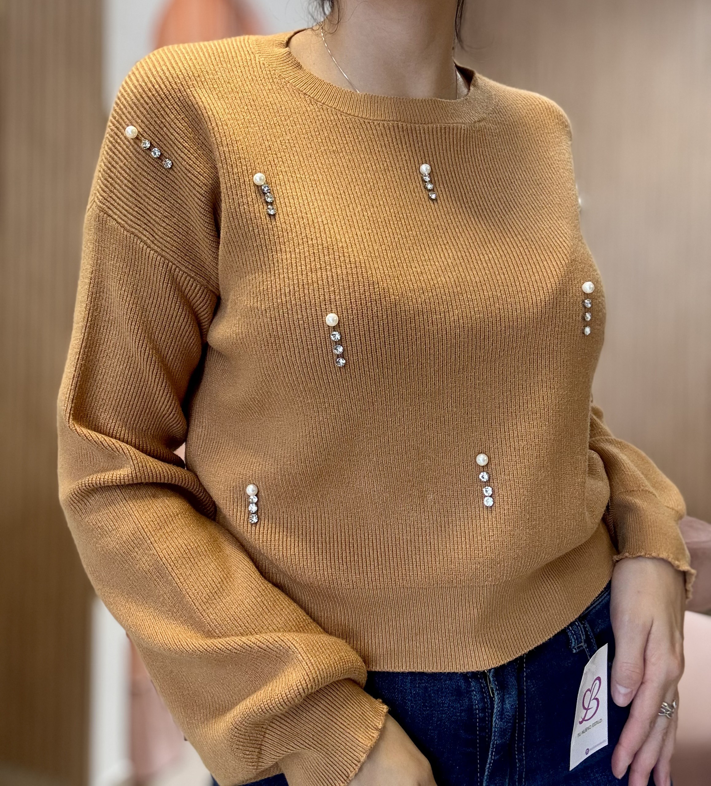 Sweaters strass - Imagen 1