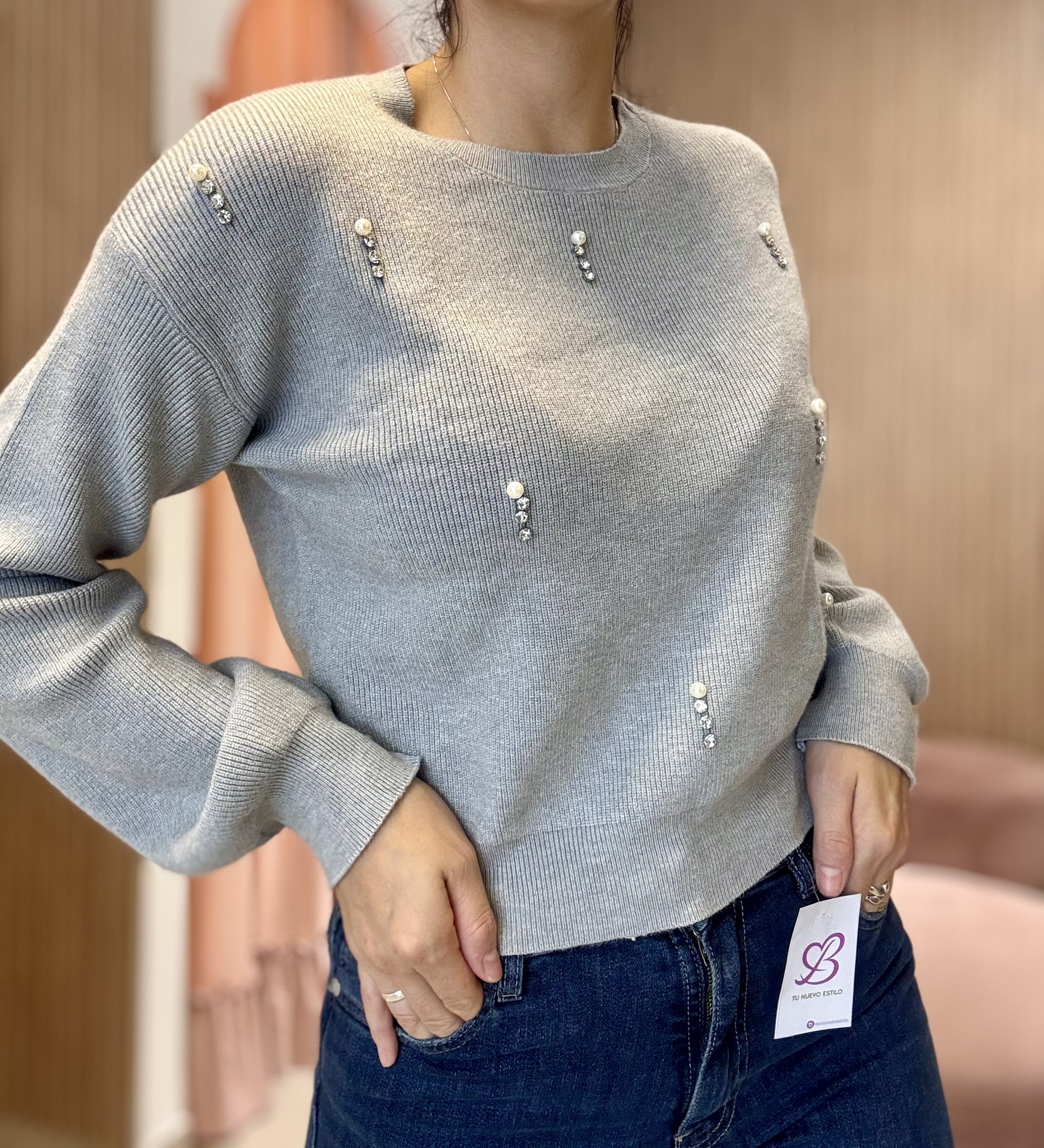 Sweaters strass - Imagen 4