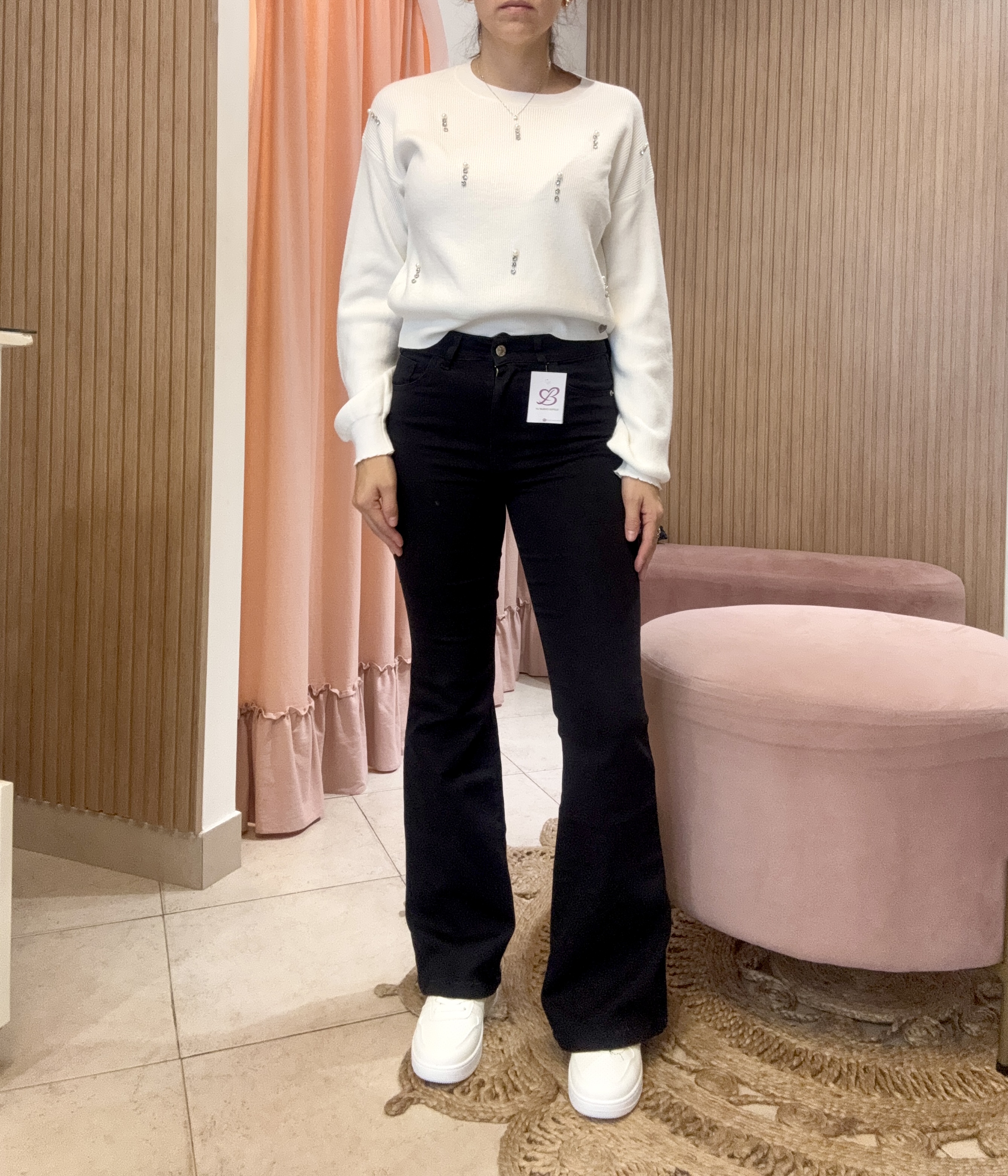 Jeans oxford negro art 606 - Imagen 2