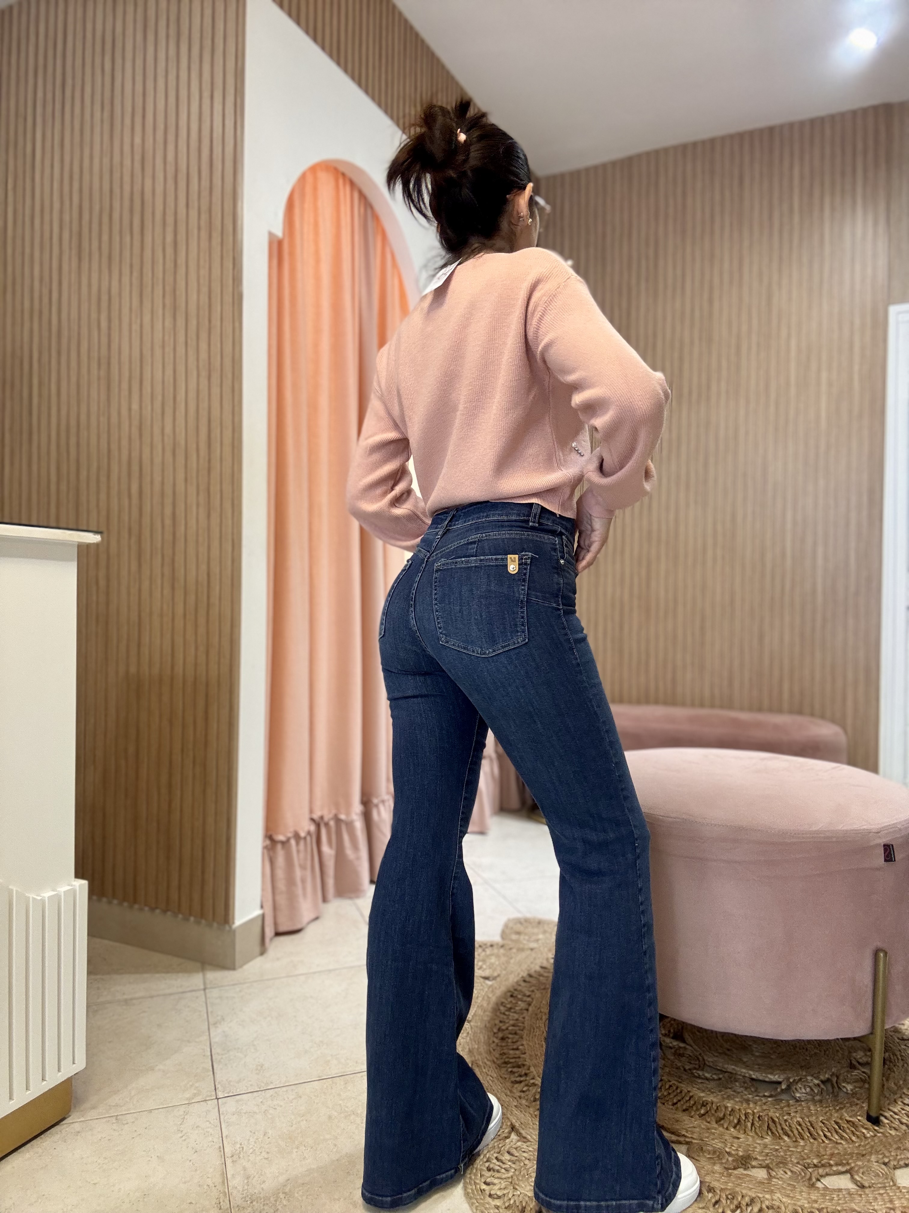 Jeans oxford azul art 608