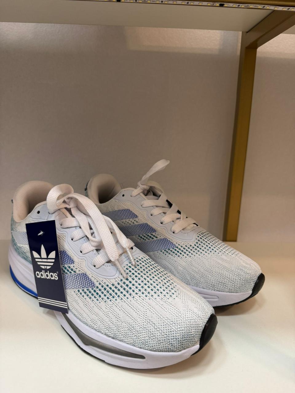 Zapatillas Adidas Galaxy 6 blanco degrade verde