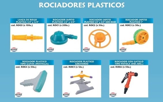 ROCIADOR SAPITO PLÁSTICO 1/2 Y 3/4` CON BASE