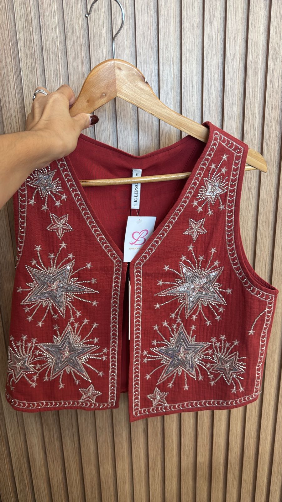 chaleco estrella coral