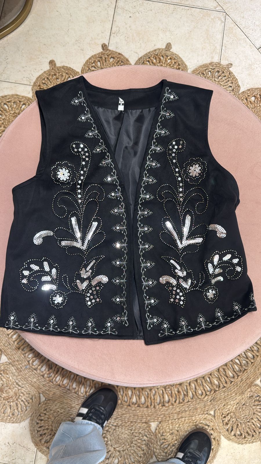 chaleco bordado